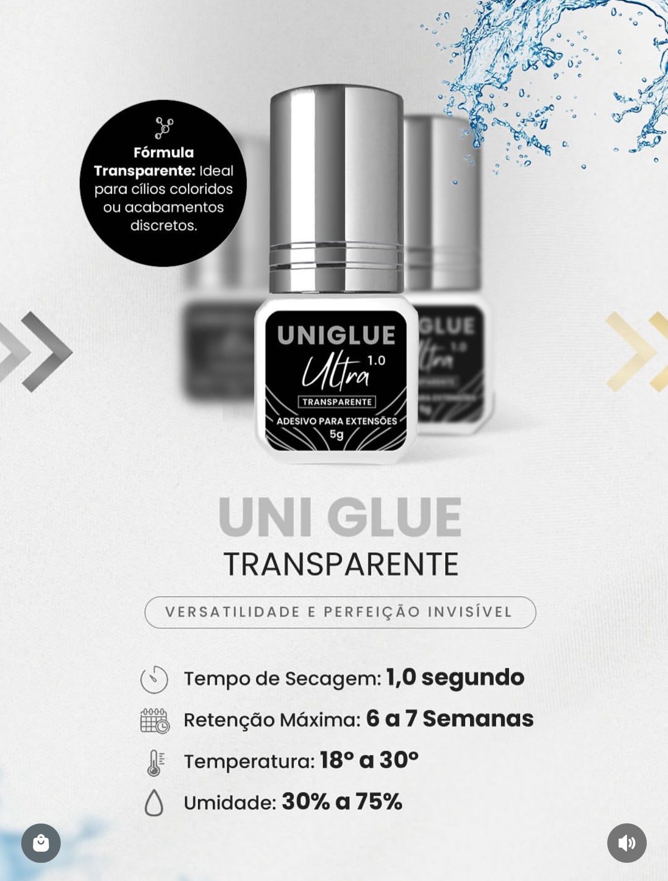Cola Uni Lashes Transparente