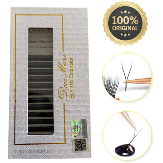 Decemars Extensões De Cílios De Volume Brasileiro D0.07  - Original