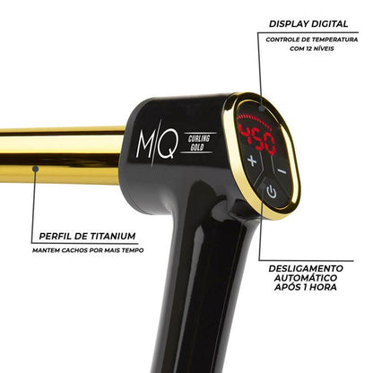 Modelador De Cachos MQ Curling Gold 25mm
